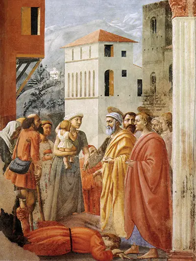 Distribution of Alms and Death of Ananias Masaccio